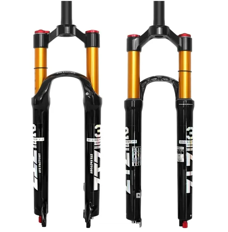 26/27.5/29 inch MTB Air Suspension Fork,120mm Travel, Rebound Adjustment,1 1/8 Straight Tube, QR 9mm*100mm, Manual/Remote Lockout, Ultralight Front Fork for XC/AM Mountain Bike