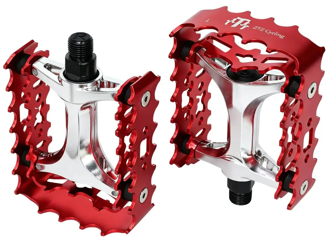 MTB Pedals Mountain Bike Pedals 9/16 Sealed Bearing,Aluminum Antiskid Durable Bicycle,Bike Platform Pedals Lightweight for BMX MTB