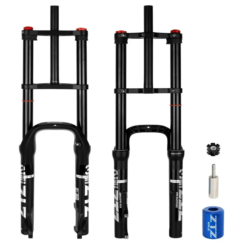 20/26"x4.0" Fat Tire eBike Air Suspension Front Fork, QR 9x135mm